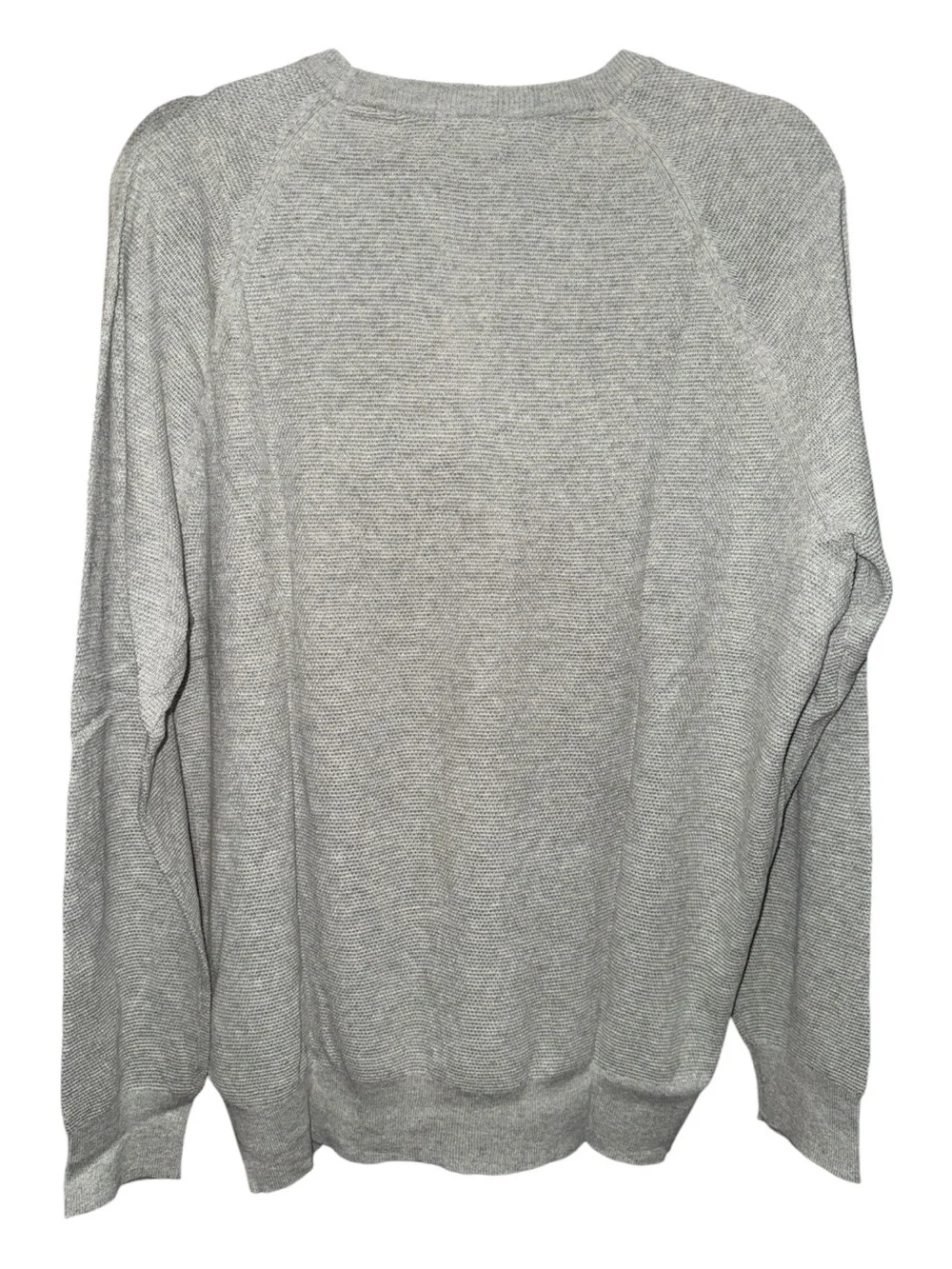 J.Crew Men’s 100% Cotton Gray Crewneck Sweater S L XL NWT